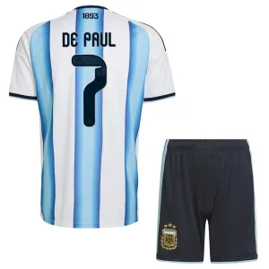 Argentiina R. de Paul 7 Kotipaita Lasten MM-kisat 2026 (+ Shortsit) Argentiina R. de Paul 7 Kotipaita Lasten MM-kisat 2026 (+ Shortsit)