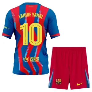 FC Barcelona Lamine Yamal 10 4. Paita Lasten 2025/26 (+ Shortsit)