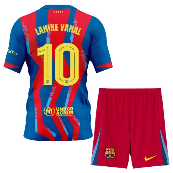 FC Barcelona Lamine Yamal 10 4. Paita Lasten 2025/26 (+ Shortsit)