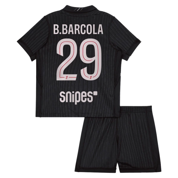 Paris Saint-Germain B. Barcola 29 4. Paita Lasten Jordan 2025/26 (+ Shortsit) Paris Saint-Germain B. Barcola 29 4. Paita Lasten Jordan 2025/26 (+ Shortsit)