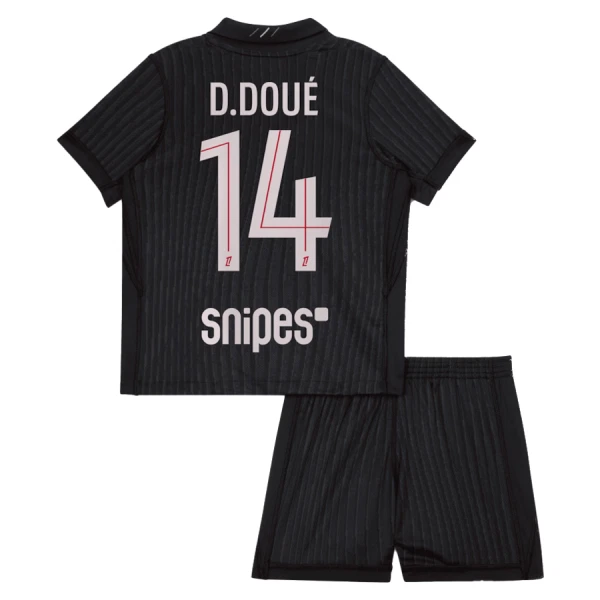 Paris Saint-Germain Désiré Doué 14 4. Paita Lasten Jordan 2025/26 (+ Shortsit)