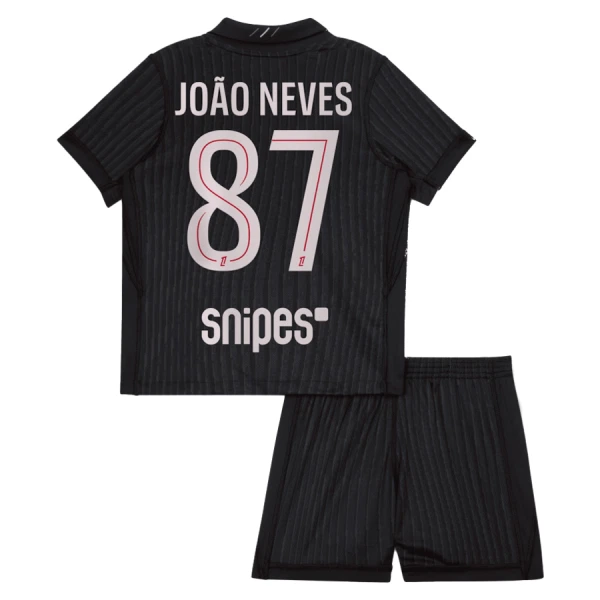 Paris Saint-Germain João Neves 87 4. Paita Lasten Jordan 2025/26 (+ Shortsit)