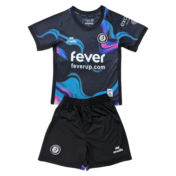 Bristol City 3. Paita Lasten 2025/26 (+ Shortsit)