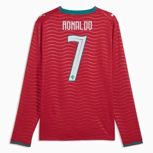 Portugali Cristiano Ronaldo 7 Kotipaita MM-kisat 2026 Pitkähihainen