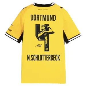 Borussia Dortmund Nico Schlotterbeck 4 Kotipaita 2026/27 Erikoispainos Borussia Dortmund Nico Schlotterbeck 4 Kotipaita 2026/27 Erikoispainos