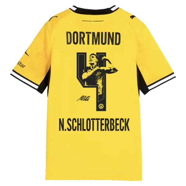 Borussia Dortmund Nico Schlotterbeck 4 Kotipaita 2026/27 Erikoispainos Borussia Dortmund Nico Schlotterbeck 4 Kotipaita 2026/27 Erikoispainos