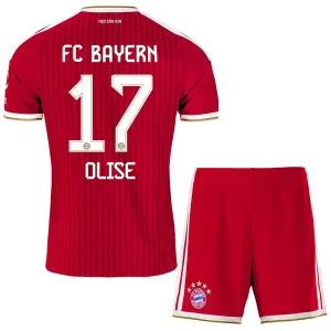 FC Bayern München Michael Olise 17 Kotipaita Lasten 2026/27 (+ Shortsit) FC Bayern München Michael Olise 17 Kotipaita Lasten 2026/27 (+ Shortsit)