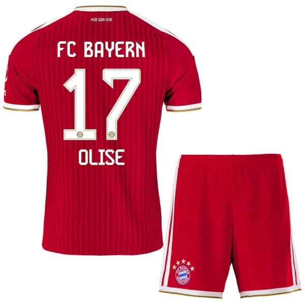 FC Bayern München Michael Olise 17 Kotipaita Lasten 2026/27 (+ Shortsit) FC Bayern München Michael Olise 17 Kotipaita Lasten 2026/27 (+ Shortsit)