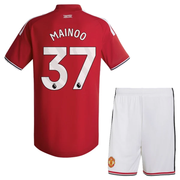 Manchester United Kobbie Mainoo 37 Kotipaita Lasten 2026/27 (+ Shortsit) Manchester United Kobbie Mainoo 37 Kotipaita Lasten 2026/27 (+ Shortsit)