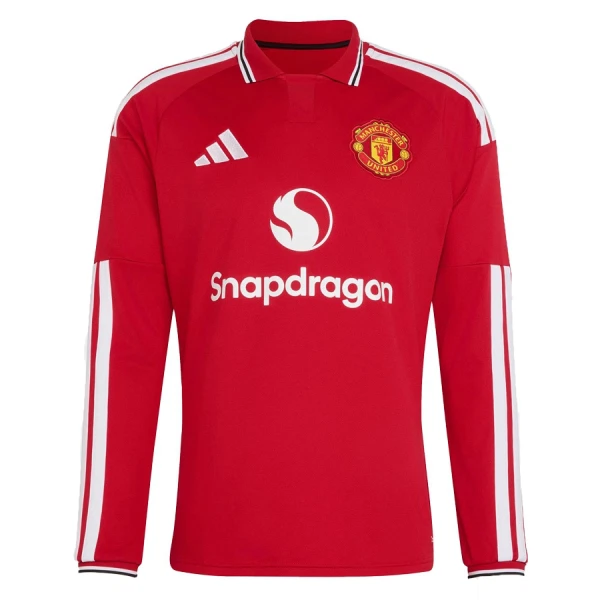 Manchester United Kotipaita Lasten 2026/27 Pitkähihainen (+ Shortsit)