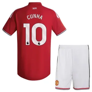 Manchester United Matheus Cunha 10 Kotipaita Lasten 2026/27 (+ Shortsit) Manchester United Matheus Cunha 10 Kotipaita Lasten 2026/27 (+ Shortsit)