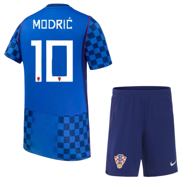 Kroatia Luka Modrić 10 Vieraspaita Lasten MM-kisat 2026 (+ Shortsit) Kroatia Luka Modrić 10 Vieraspaita Lasten MM-kisat 2026 (+ Shortsit)