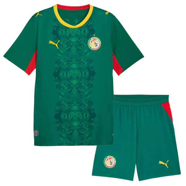 Senegal Vieraspaita Lasten MM-kisat 2026 (+ Shortsit) Senegal Vieraspaita Lasten MM-kisat 2026 (+ Shortsit)