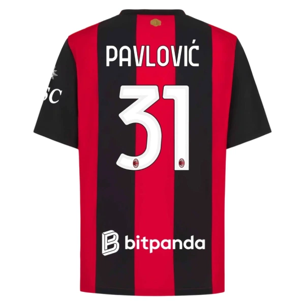 AC Milan Pavlovic 31 Kotipaita 2026/27 AC Milan Pavlovic 31 Kotipaita 2026/27