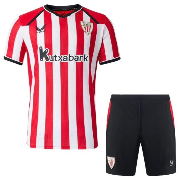 Athletic Bilbao Kotipaita Lasten 2026/27 (+ Shortsit) Athletic Bilbao Kotipaita Lasten 2026/27 (+ Shortsit)