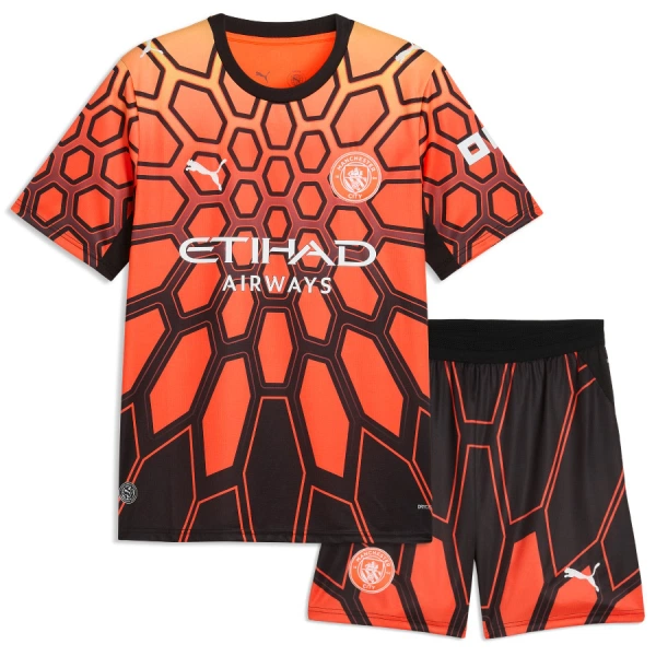 Manchester City Maalivahdin 3. Paita Lasten 2026/27 Oranssi (+ Shortsit) Manchester City Maalivahdin 3. Paita Lasten 2026/27 Oranssi (+ Shortsit)