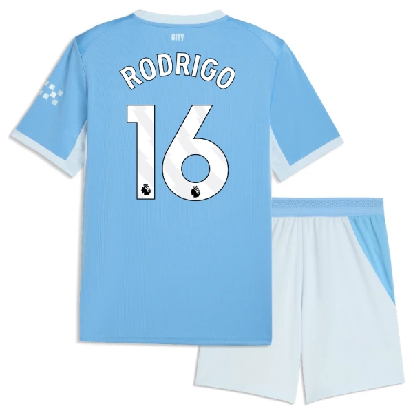 Manchester City Rodrigo 16 Kotipaita Lasten 2026/27 (+ Shortsit) Manchester City Rodrigo 16 Kotipaita Lasten 2026/27 (+ Shortsit)