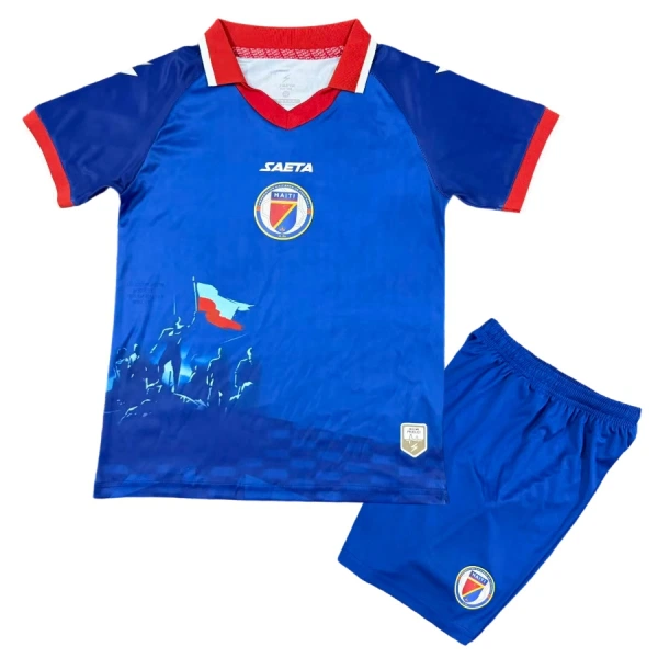 Haiti Kotipaita Lasten MM-kisat 2026 (+ Shortsit) Haiti Kotipaita Lasten MM-kisat 2026 (+ Shortsit)