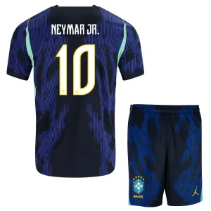Brasilia Neymar JR 10 Vieraspaita Lasten MM-kisat 2026 (+ Shortsit)