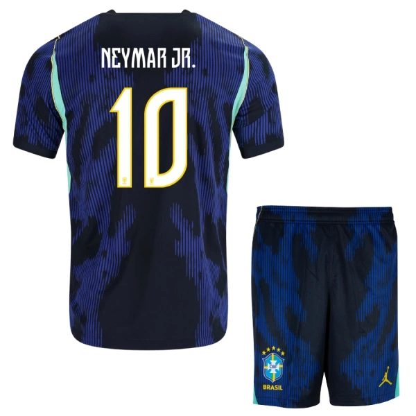 Brasilia Neymar JR 10 Vieraspaita Lasten MM-kisat 2026 (+ Shortsit) Brasilia Neymar JR 10 Vieraspaita Lasten MM-kisat 2026 (+ Shortsit)