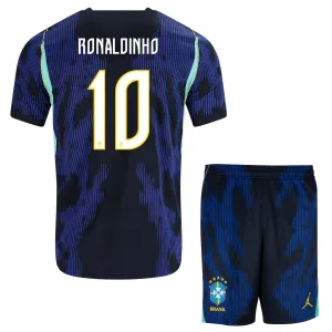 Brasilia Ronaldinho 10 Vieraspaita Lasten MM-kisat 2026 (+ Shortsit)