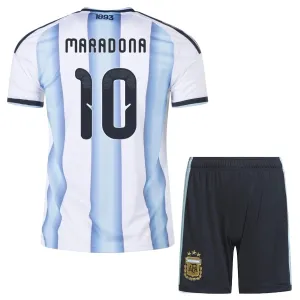 Argentiina Maradona 10 Kotipaita Lasten MM-kisat 2026 (+ Shortsit)