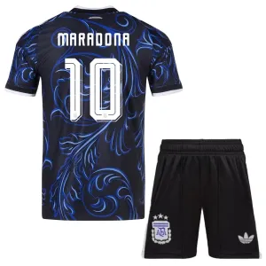 Argentiina Maradona 10 Vieraspaita Lasten MM-kisat 2026 (+ Shortsit)