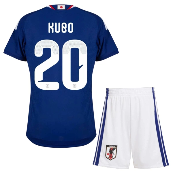Japani Kubo 20 Kotipaita Lasten MM-kisat 2026 (+ Shortsit) Japani Kubo 20 Kotipaita Lasten MM-kisat 2026 (+ Shortsit)