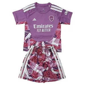 Arsenal Maalivahdin Paita Lasten 2026/27 Violetti (+ Shortsit)