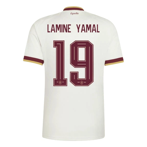 Espanja 2 Stars Lamine Yamal 19 Vieraspaita Lasten MM-kisat 2026 (+ Shortsit)