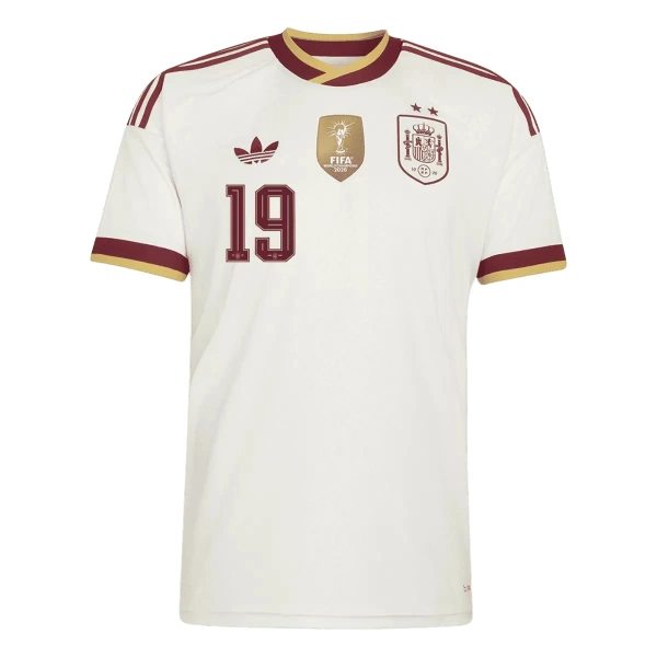 Espanja 2 Stars Lamine Yamal 19 Vieraspaita MM-kisat 2026