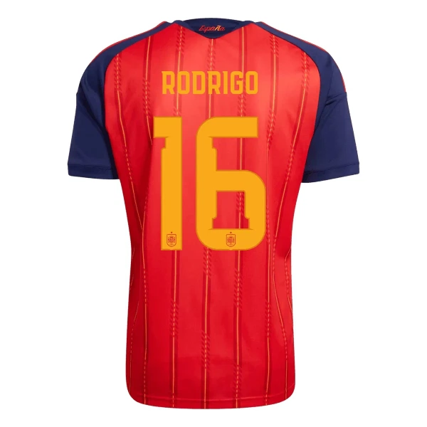 Espanja 2 Stars Rodrigo 16 Kotipaita Lasten MM-kisat 2026 (+ Shortsit)