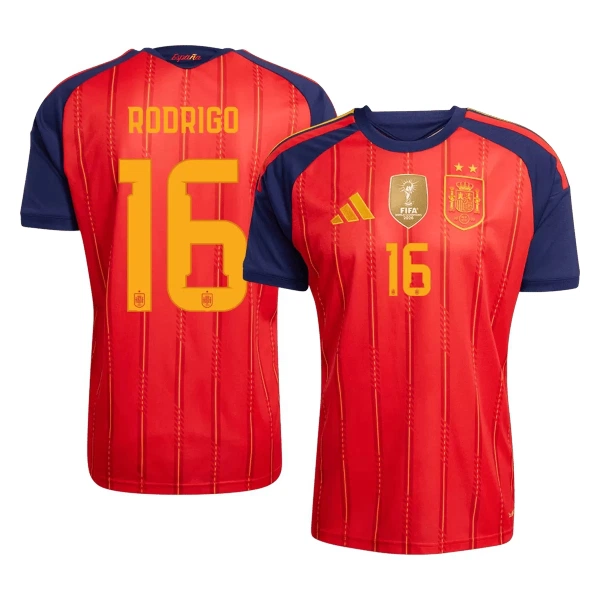 Espanja 2 Stars Rodrigo 16 Kotipaita MM-kisat 2026 Espanja 2 Stars Rodrigo 16 Kotipaita MM-kisat 2026