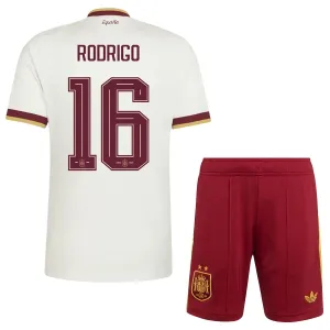 Espanja 2 Stars Rodrigo 16 Vieraspaita Lasten MM-kisat 2026 (+ Shortsit)
