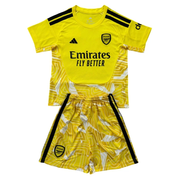 Arsenal Maalivahdin Paita Lasten 2026/27 Keltainen (+ Shortsit)