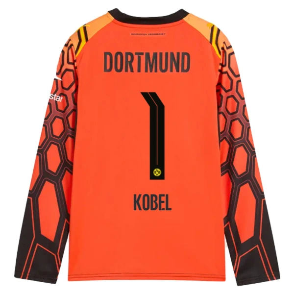 Borussia Dortmund Gregor Kobel 1 Maalivahdin Kotipaita 2026/27 Oranssi Pitkähihainen