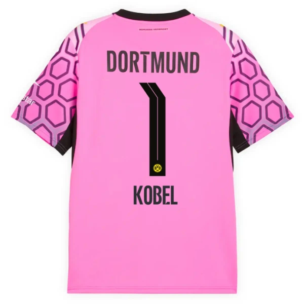 Borussia Dortmund Gregor Kobel 1 Maalivahdin Vieraspaita 2026/27 Vaaleanpunainen Borussia Dortmund Gregor Kobel 1 Maalivahdin Vieraspaita 2026/27 Vaaleanpunainen