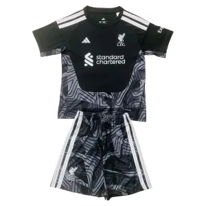 Liverpool Maalivahdin Paita Lasten 2026/27 Musta (+ Shortsit)