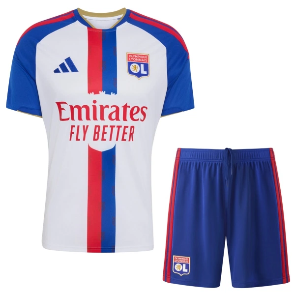 Olympique Lyon Kotipaita Lasten 2026/27 (+ Shortsit) Olympique Lyon Kotipaita Lasten 2026/27 (+ Shortsit)