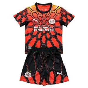 PSV Eindhoven Maalivahdin Paita Lasten 2026/27 Oranssi (+ Shortsit)