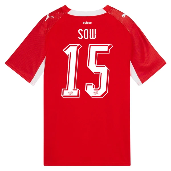 Sveitsi Djibril Sow 15 Kotipaita MM-kisat 2026 Sveitsi Djibril Sow 15 Kotipaita MM-kisat 2026