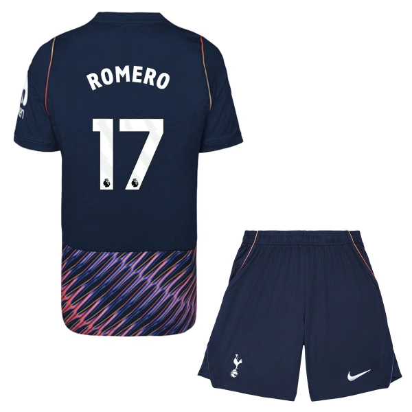 Tottenham Hotspur Cristian Romero 17 Vieraspaita Lasten 2026/27 (+ Shortsit) Tottenham Hotspur Cristian Romero 17 Vieraspaita Lasten 2026/27 (+ Shortsit)