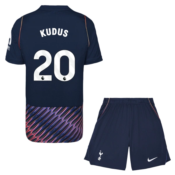 Tottenham Hotspur Kudus 20 Vieraspaita Lasten 2026/27 (+ Shortsit) Tottenham Hotspur Kudus 20 Vieraspaita Lasten 2026/27 (+ Shortsit)