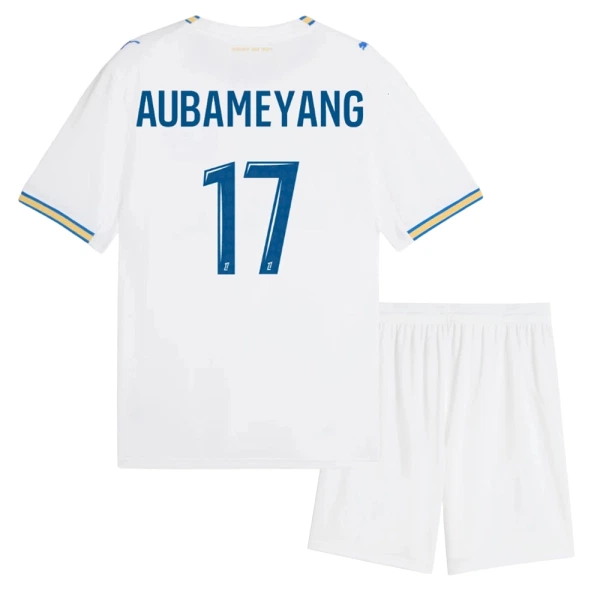 Olympique Marseille Aubameyang 17 Kotipaita Lasten 2026/27 (+ Shortsit) Olympique Marseille Aubameyang 17 Kotipaita Lasten 2026/27 (+ Shortsit)