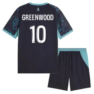 Olympique Marseille Greenwood 10 Vieraspaita Lasten 2026/27 (+ Shortsit)