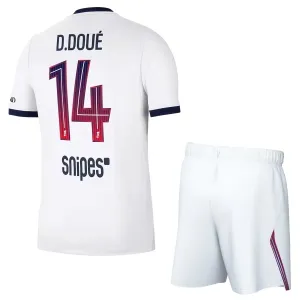 Paris Saint-Germain Désiré Doué 14 Vieraspaita Lasten 2026/27 (+ Shortsit)