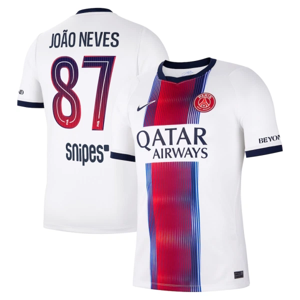 Paris Saint-Germain João Neves 87 Vieraspaita 2026/27 Paris Saint-Germain João Neves 87 Vieraspaita 2026/27