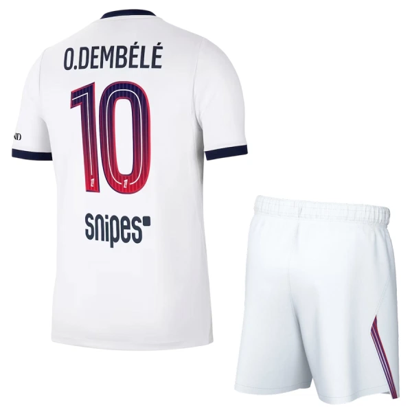 Paris Saint-Germain Ousmane Dembélé 10 Vieraspaita Lasten 2026/27 (+ Shortsit) Paris Saint-Germain Ousmane Dembélé 10 Vieraspaita Lasten 2026/27 (+ Shortsit)