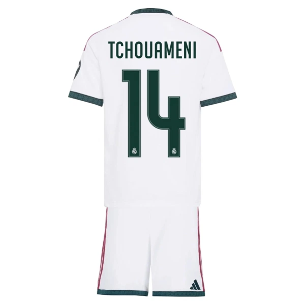 Real Madrid Aurélien Tchouaméni 14 Kotipaita Lasten 2026/27 (+ Shortsit) Real Madrid Aurélien Tchouaméni 14 Kotipaita Lasten 2026/27 (+ Shortsit)