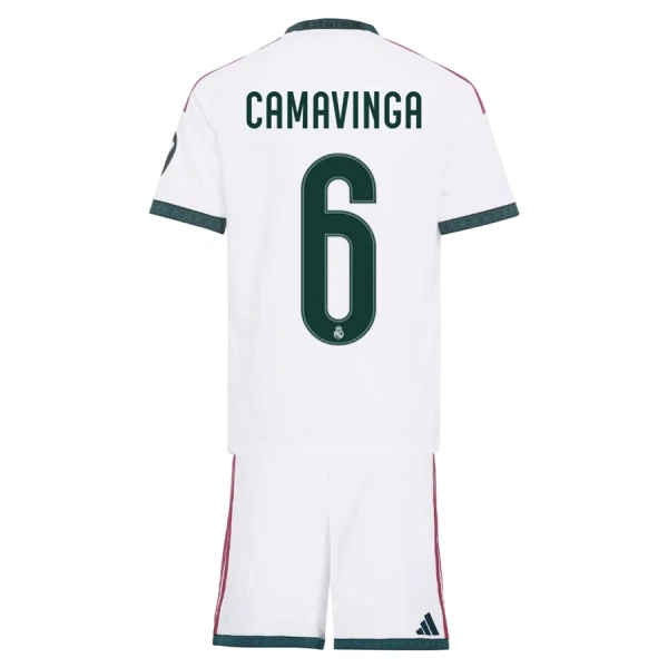 Real Madrid Eduardo Camavinga 6 Kotipaita Lasten 2026/27 (+ Shortsit) Real Madrid Eduardo Camavinga 6 Kotipaita Lasten 2026/27 (+ Shortsit)